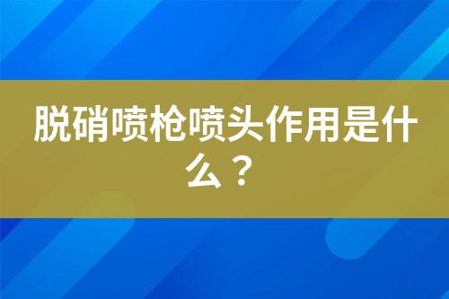 水泥廠脫硝噴槍布置原理是什么？
